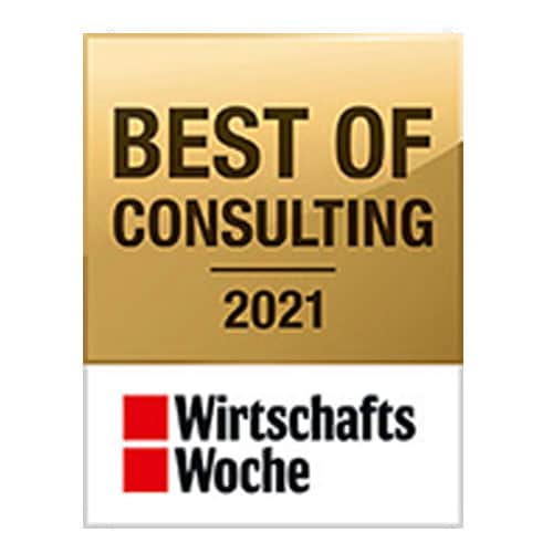 BEST OF CONSULTING 2021 – WirtschaftsWoche premia a KORN CONSULT GROUP